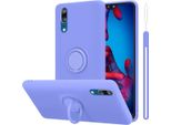 Custodia Cadorabo Per Huawei P20 Cover Protettiva In Viola Custodia Del Telefono Cellulare Tpu Custodia Cover