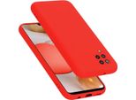 Cadorabo Custodia Protettiva Per Samsung Galaxy A42 4G In Rosso Custodia Del Telefono Cellulare Custodia Cover Tpu Etui
