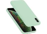 Cadorabo Custodia Protettiva Per Apple Iphone Xs Max Custodia In Verde Telefono Cellulare Custodia Cover Tpu Etui