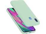Cadorabo Custodia Protettiva Per Samsung Galaxy A40 Custodia In Verde Telefono Cellulare Case Cover Tpu Etui
