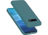 Cadorabo Custodia Protettiva Per Samsung Galaxy S10 Plus Custodia In Verde Telefono Cellulare Custodia Cover Tpu Etui