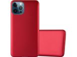 Cadorabo Custodia Protettiva Per Apple Iphone 12 / 12 Pro Custodia In Rosso Telefono Cellulare Tpu Silicone Custodia Cover Case