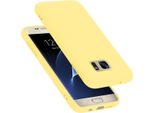 Cadorabo Custodia Protettiva Per Samsung Galaxy S7 Caso In Giallo Telefono Cellulare Case Cover Tpu Etui