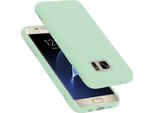 Cadorabo Custodia Protettiva Per Samsung Galaxy S7 Caso In Verde Telefono Cellulare Case Cover Tpu Etui