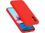 Cadorabo Custodia Protettiva Per Xiaomi Redmi Note 10 4G / Redmi Note 10S Custodia In Rosso Cellulare Custodia Cover Tpu Etui