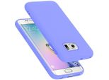 Cadorabo Custodia Protettiva Per Samsung Galaxy S6 Edge Custodia In Viola Telefono Cellulare Custodia Cover Tpu Etui