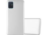 Cadorabo Custodia Protettiva Per Samsung Galaxy A71 5G In Argento Custodia Del Telefono Cellulare Custodia In Silicone Tpu Cover Case
