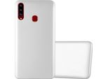 Cadorabo Custodia Protettiva Per Samsung Galaxy A20S In Argento Custodia Del Telefono Cellulare Custodia In Silicone Tpu Cover Case