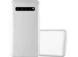 Cadorabo Custodia Protettiva Per Samsung Galaxy S10 5G In Argento Custodia Del Telefono Cellulare Custodia In Silicone Tpu Cover Case