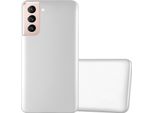 Cadorabo Custodia Protettiva Per Samsung Galaxy S21 5G In Argento Custodia Del Telefono Cellulare Custodia In Silicone Tpu Cover Case
