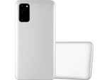 Cadorabo Custodia Protettiva Per Samsung Galaxy S20 In Argento Custodia Del Telefono Cellulare Custodia In Silicone Tpu Cover Case