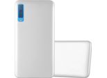 Cadorabo Cover Protettiva Per Samsung Galaxy A7 2018 Custodia In Argento Per Telefono Cellulare Tpu Custodia In Silicone Cover Case