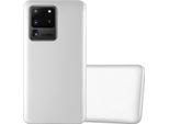 Cadorabo Custodia Protettiva Per Samsung Galaxy S20 Ultra In Argento Custodia Per Cellulare Custodia In Silicone Tpu Cover Case