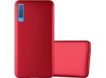 Cadorabo Cover Protettiva Per Samsung Galaxy A7 2018 Custodia In Rosso Per Telefono Cellulare Tpu Custodia In Silicone Cover Case
