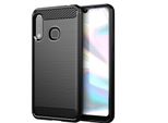 Cadorabo Custodia Per Samsung Galaxy A70E In Tpu Nero Protettivo Custodia Cover Telefono Cellulare