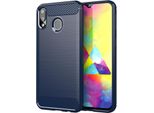 Custodia Cadorabo Per Samsung Galaxy A20 / A30 / M10S In Tpu Blu Protettivo Custodia Cover Telefono Cellulare