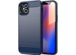 Custodia Cadorabo Per Apple Iphone 12 Pro Max In Blu Custodia Protettiva In Tpu Cover Per Telefono Cellulare