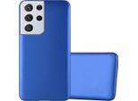 Cadorabo Custodia Protettiva Per Samsung Galaxy S21 Ultra In Blu Custodia Per Cellulare Custodia In Silicone Tpu Cover Case