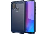 Custodia Cadorabo Per Samsung Galaxy M51 In Tpu Blu Protettivo Custodia Cover Telefono Cellulare