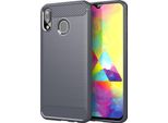 Custodia Cadorabo Per Samsung Galaxy A10E / A20E In Tpu Grigio Protettivo Custodia Cover Telefono Cellulare