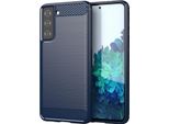 Custodia Cadorabo Per Samsung Galaxy S21 Fe In Tpu Blu Protettivo Custodia Cover Telefono Cellulare