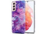 Cadorabo Custodia Protettiva Per Samsung Galaxy S21 5G In Tpu Viola Custodia Per Cellulare Custodia Cover