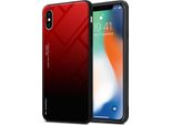 Cadorabo Custodia Per Apple Iphone X / Xs Custodia Protettiva In Nero Custodia Del Telefono Cellulare Custodia Tpu Cover Vetro Temperato Custodia
