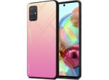 Cadorabo Custodia Per Samsung Galaxy A71 4G Custodia Protettiva In Nero Custodia Del Telefono Cellulare Custodia Tpu Cover Vetro Temperato Custodia
