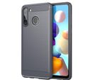 Custodia Cadorabo Per Samsung Galaxy A21 In Tpu Grigio Protettivo Custodia Cover Telefono Cellulare
