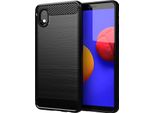 Custodia Cadorabo Per Samsung Galaxy A10E / A20E In Tpu Nero Protettivo Custodia Cover Telefono Cellulare