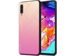 Cadorabo Custodia Per Samsung Galaxy A70 / A70S Cover Protettiva In Nero Custodia Per Cellulare Tpu Custodia Cover Vetro Temperato