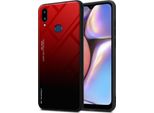Cadorabo Custodia Per Samsung Galaxy A10S / M01S Cover Protettiva In Nero Custodia Per Cellulare Tpu Custodia Cover Vetro Temperato