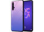 Cadorabo Custodia Per Honor 20 / 20S / Huawei Nova 5T Copertura Protettiva In Nero Telefono Cellulare Custodia Tpu Custodia Cover Vetro Temperato