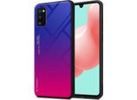 Cadorabo Custodia Per Samsung Galaxy A41 Custodia Protettiva In Nero Custodia Del Telefono Cellulare Custodia Tpu Cover Vetro Temperato Custodia