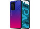 Cadorabo Custodia Per Huawei P40 Pro / P40 Pro+ Custodia Protettiva In Nero Custodia Per Cellulare Custodia In Tpu Custodia Cover Custodia In Vetro Temperato