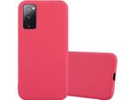 Cadorabo Custodia Per Samsung Galaxy S20 Fe Custodia Protettiva In Rosso Custodia Del Telefono Cellulare Tpu Silicone Custodia Cover
