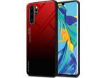 Cadorabo Custodia Per Huawei P30 Pro Custodia Protettiva In Nero Custodia Per Telefono Cellulare Custodia Tpu Cover Vetro Temperato Custodia