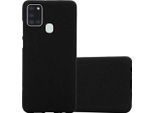 Cadorabo Custodia Protettiva Per Samsung Galaxy A21S Cover In Nero Custodia Per Telefono Cellulare Tpu Etui Cover Case