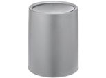 Kosmetikeimer WENKO Atri, grau, B:21cm H:25,5cm T:21cm, Polypropylen, Mülleimer, Kosmetikeimer, mit Schwingdeckel, 6 Liter