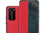 Custodia Cadorabo Per Huawei P40 Pro / P40 Pro+ Custodia Protettiva In Rosso Custodia Per Cellulare Cover Book Case Etui