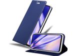 Cadorabo Custodia Per Cellulare Per Samsung Galaxy M20 Custodia Protettiva In Blu Cover Etui Book Case Booklet