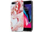 Cadorabo Custodia Protettiva Per Apple Iphone 7 Plus / 7S Plus / 8 Plus Custodia In Tpu Rosa Custodia Per Cellulare Custodia Cover