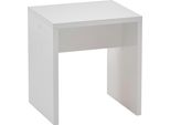 Arbeitshocker Fmd "Schminki", Weiß (Weiß Edeglanz), B:40Cm H:44Cm T:35Cm, Hocker