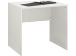 Schreibtisch Vogl MÖBelfabrik "Modila", Weiß (Weiß, Weiß, Weiß), B:80Cm H:72,5Cm T:67Cm, Tische, Schreibtisch
