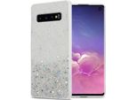 Custodia Cadorabo Per Samsung Galaxy S10 Plus Custodia Protettiva In Tpu Trasparente Custodia Per Telefono Cellulare Custodia Cover Glitter Glitter
