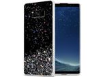 Cadorabo Cover Per Samsung Galaxy S8 Cover Protettiva In Nero Custodia Per Telefono Cellulare Tpu Custodia Glitter Cover Glitter