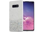 Custodia Cadorabo Per Samsung Galaxy S10E Custodia Protettiva In Tpu Trasparente Custodia Per Telefono Cellulare Custodia Cover Glitter Glitter