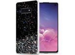 Cadorabo Cover Per Samsung Galaxy S10E Cover Protettiva In Nero Custodia Per Telefono Cellulare Tpu Case Glitter Cover Glitter
