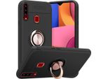 Cadorabo Custodia Protettiva Per Samsung Galaxy A20S Custodia In Nero Telefono Cellulare Cover Case Silicone Tpu