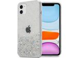 Custodia Cadorabo Per Apple Iphone 11 Pro Custodia Protettiva In Tpu Trasparente Custodia Per Telefono Cellulare Custodia Glitter Cover Glitter